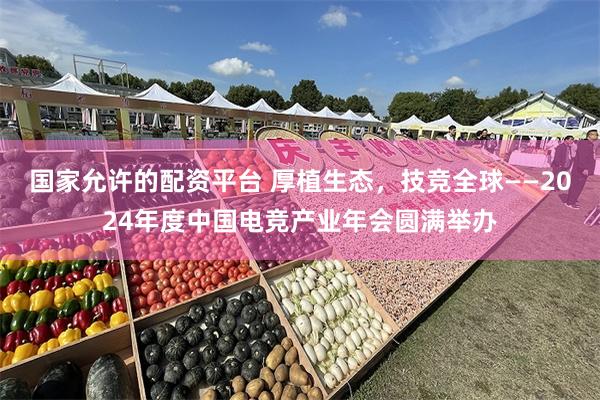 国家允许的配资平台 厚植生态，技竞全球——2024年度中国电竞产业年会圆满举办