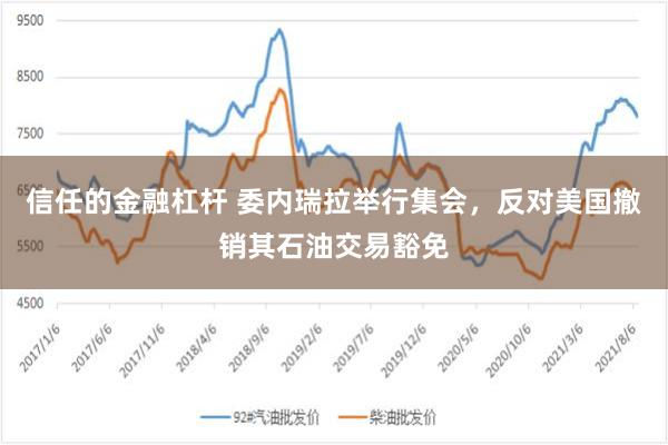 信任的金融杠杆 委内瑞拉举行集会，反对美国撤销其石油交易豁免